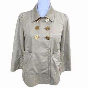 JUICE COUTURE Khaki Collared Military Style Jacket
